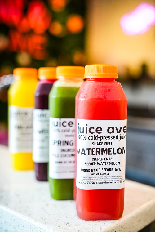 Seeded grape and key lime juice